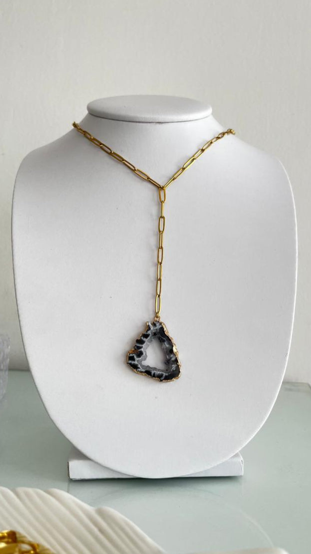 Collar Esmeralda Azul