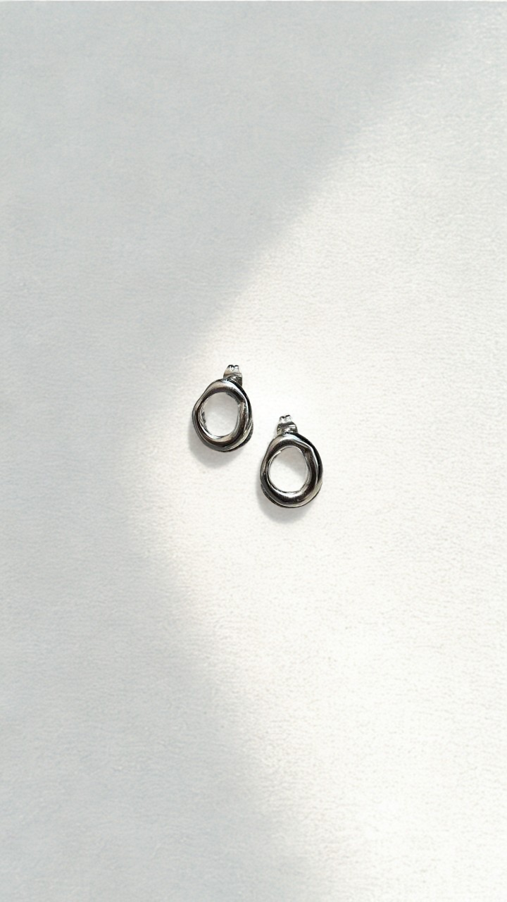 Aretes Ellie plata