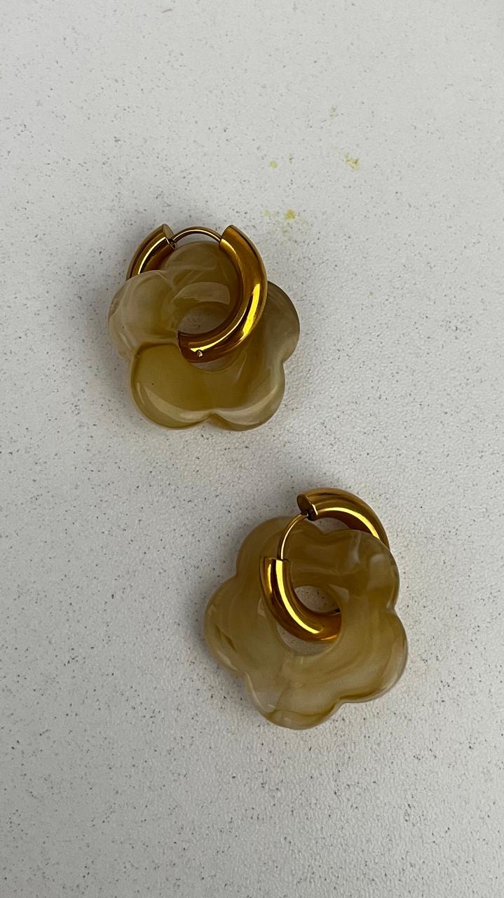 Aretes Flor